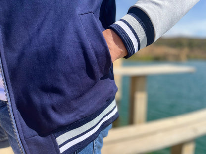 Match de Chaquetas Beisbolera Hombre 14020 Azul