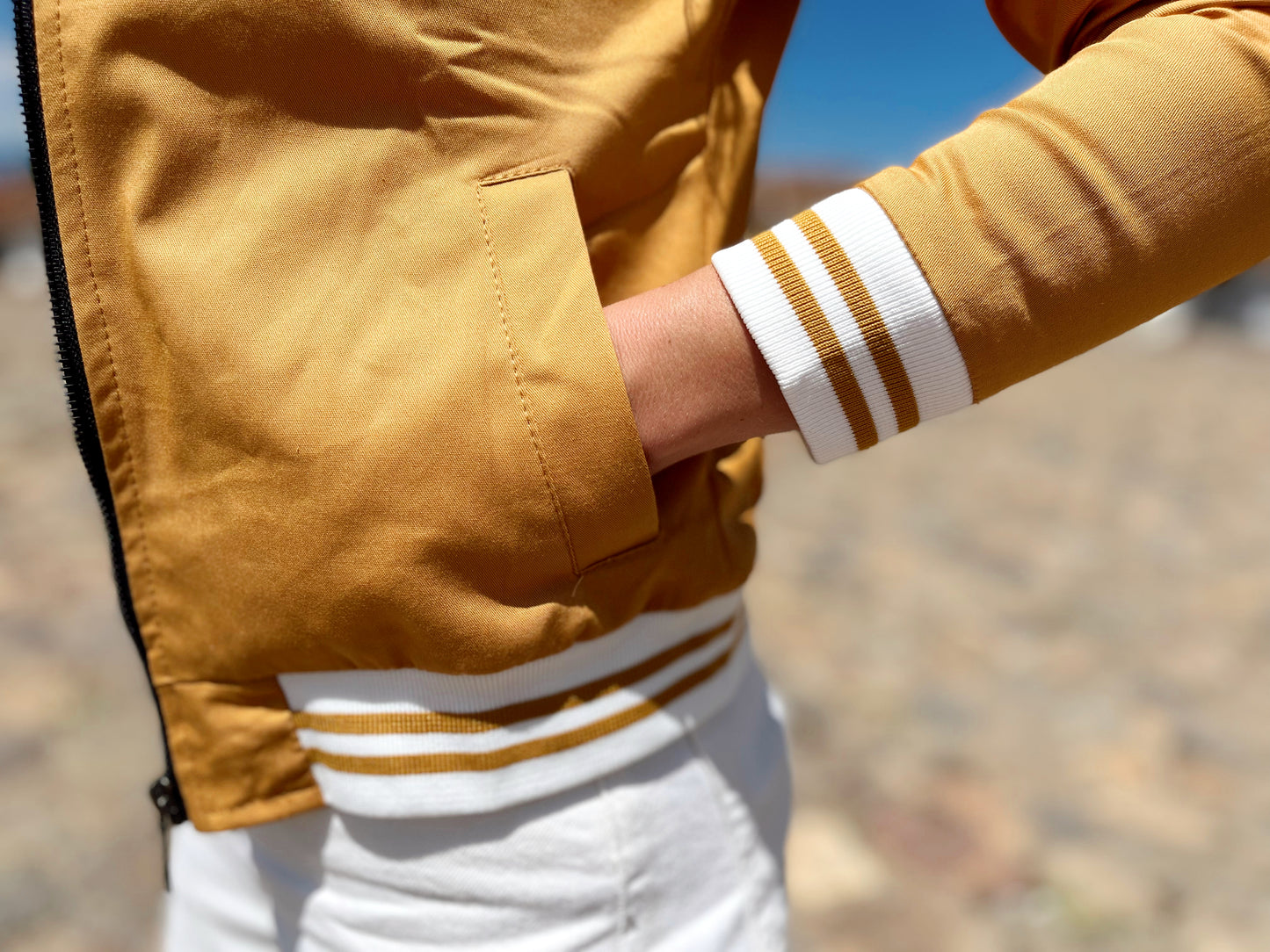 Chaquetas Dril Bomber Classic 26094