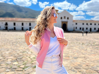 Chaquetas Beisbolera 26105 Rosa intenso