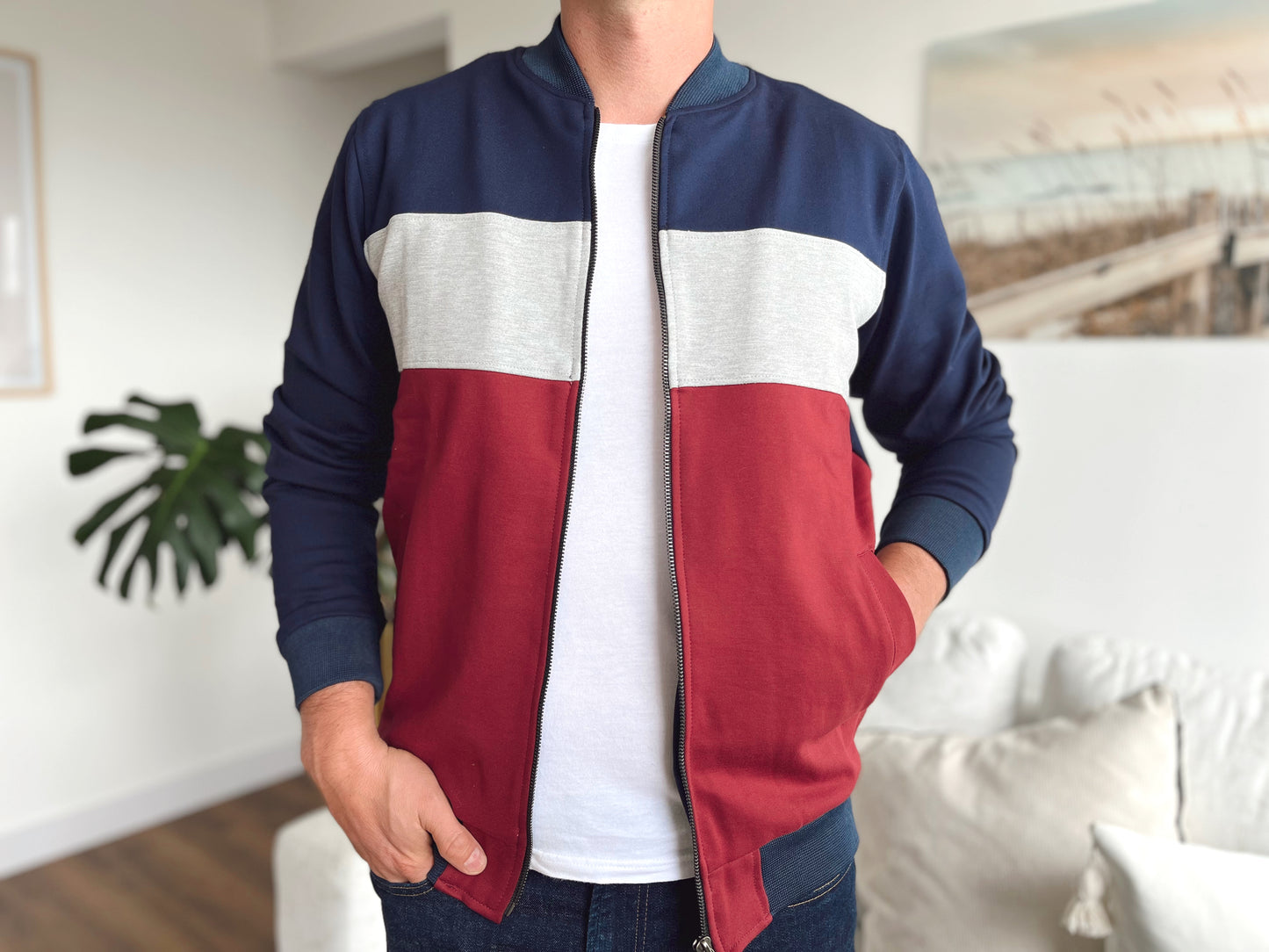 Chaquetas Beisbolera 14059 Roja