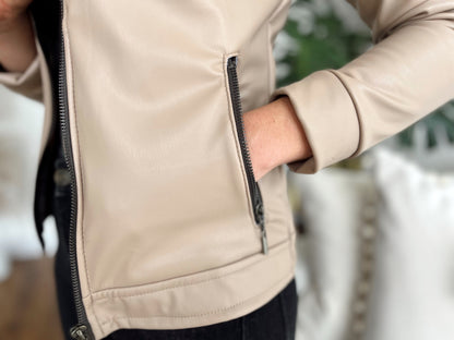 Chaquetas Biker Tipo Cuero 21023