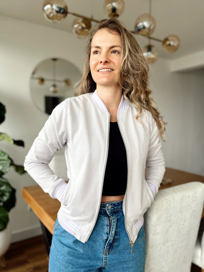 Chaquetas Bomber Classic 26106 Lila