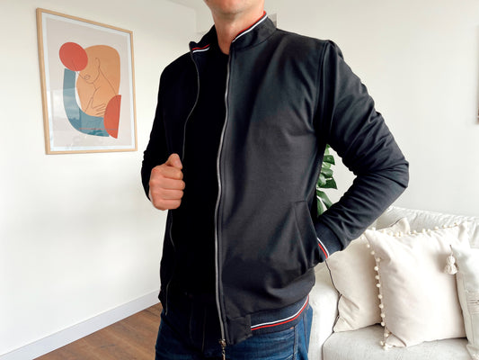 Chaquetas Bomber Classic 14017 Negro