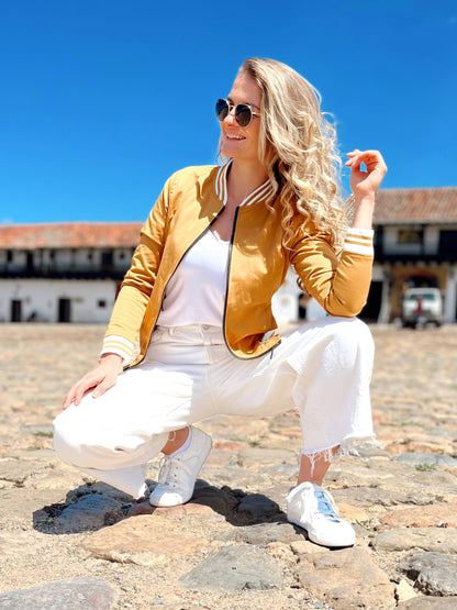 Chaquetas Dril Bomber Classic 26094