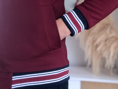 Chaquetas Bomber Classic 14077 Vinotinto