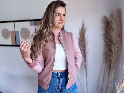 Chaquetas Bomber Classic 26111 Rosa
