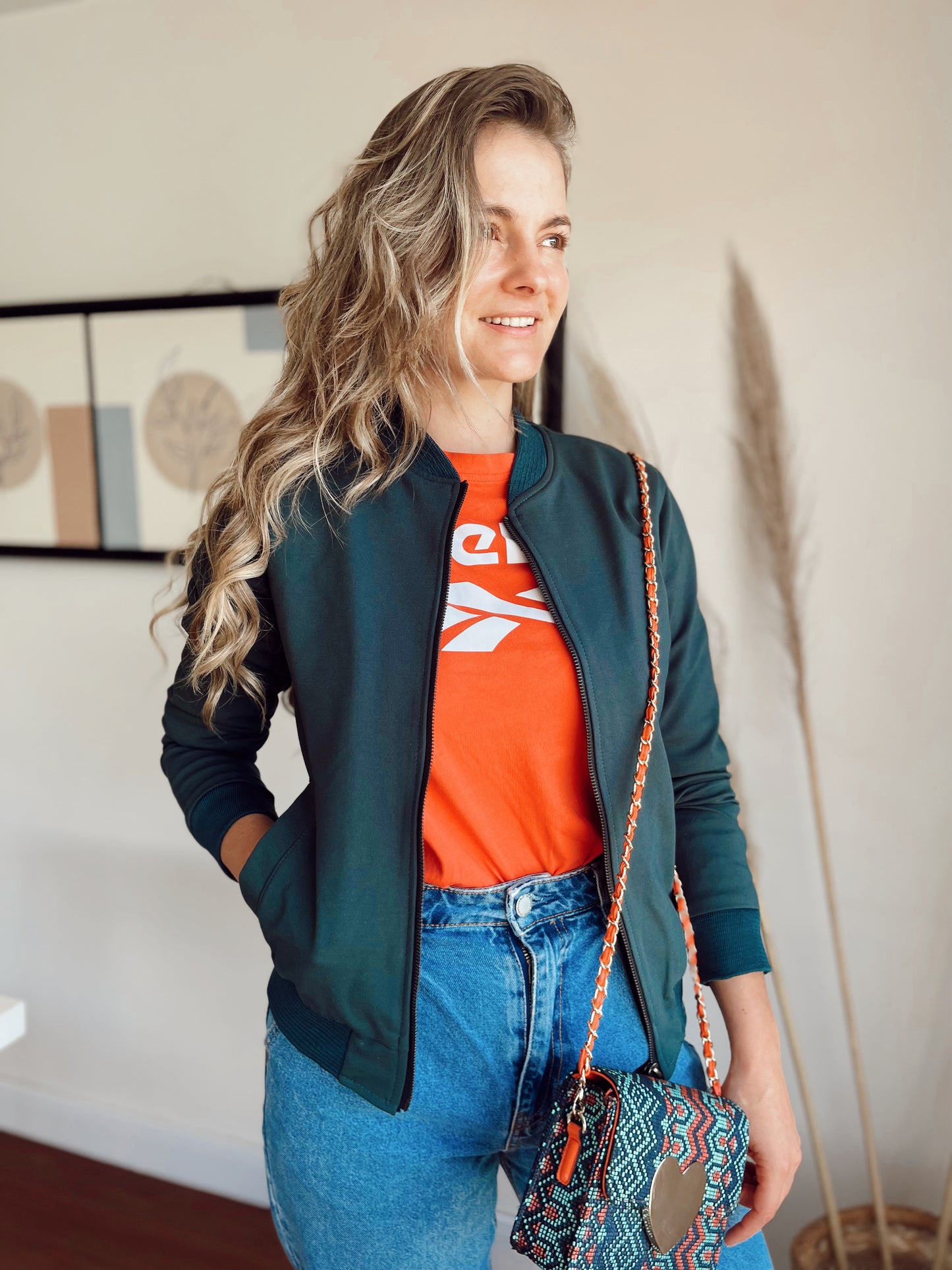 Chaquetas Bomber Classic 26113 Verde Oscuro