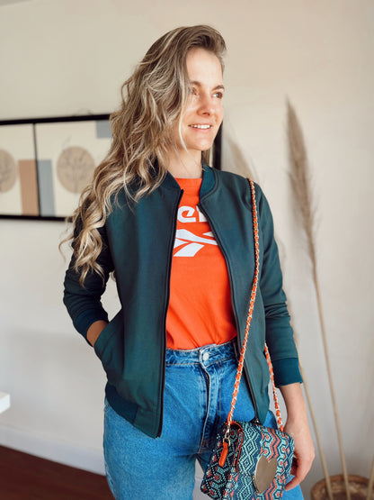 Chaquetas Bomber Classic 26113 Verde Oscuro