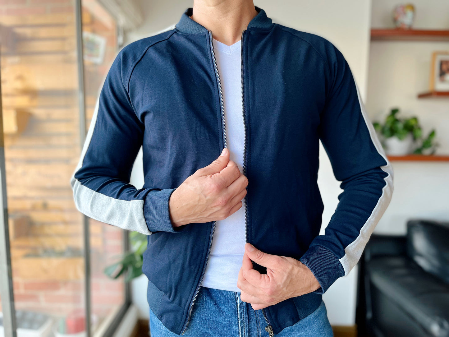 Chaquetas Beisbolera 14039 Azul