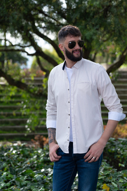 Camisa de Hombre 31171 con Rojo