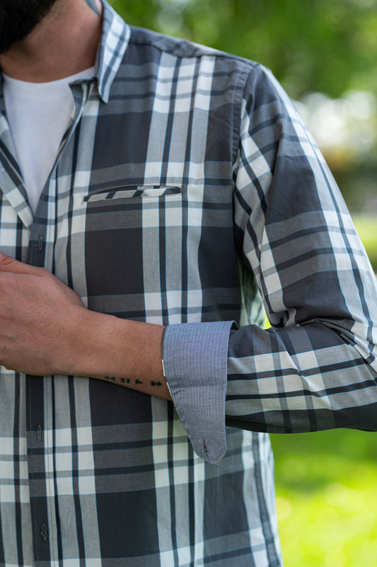 Camisa de Hombre 31149 Gris