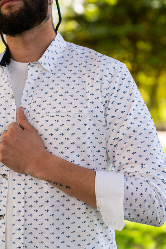 Camisa de Hombre 31169 Blanco