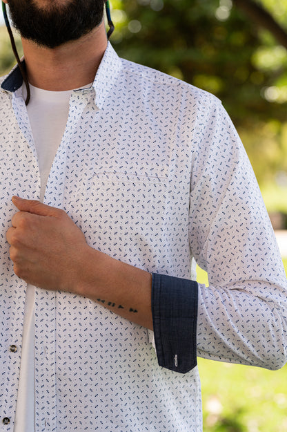 Camisa de Hombre 31157 Blanco