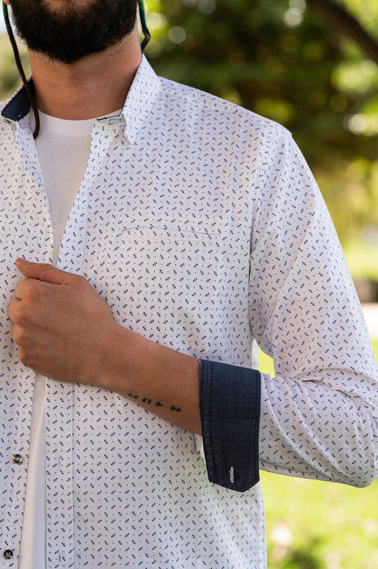 Camisa de Hombre 31157 Blanco