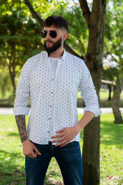 Camisa de Hombre 31168 Blanco