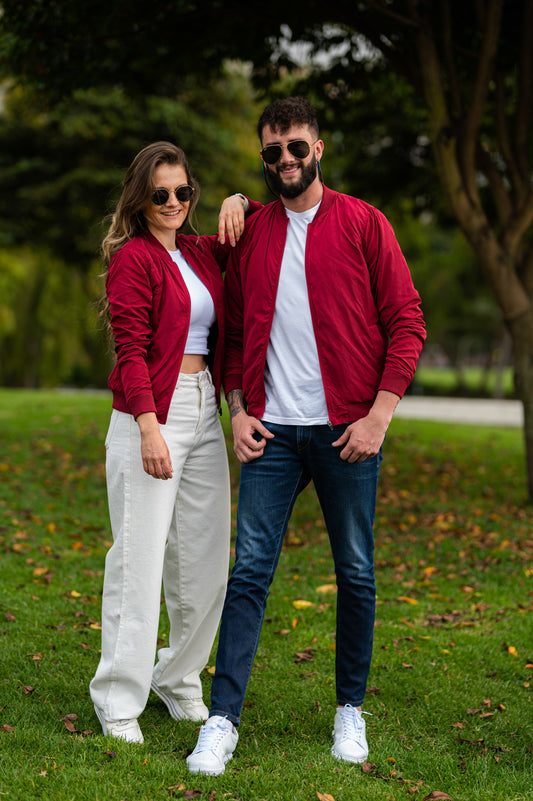 Match Chaquetas Impermeable Hombre 14152 Vino Tinto