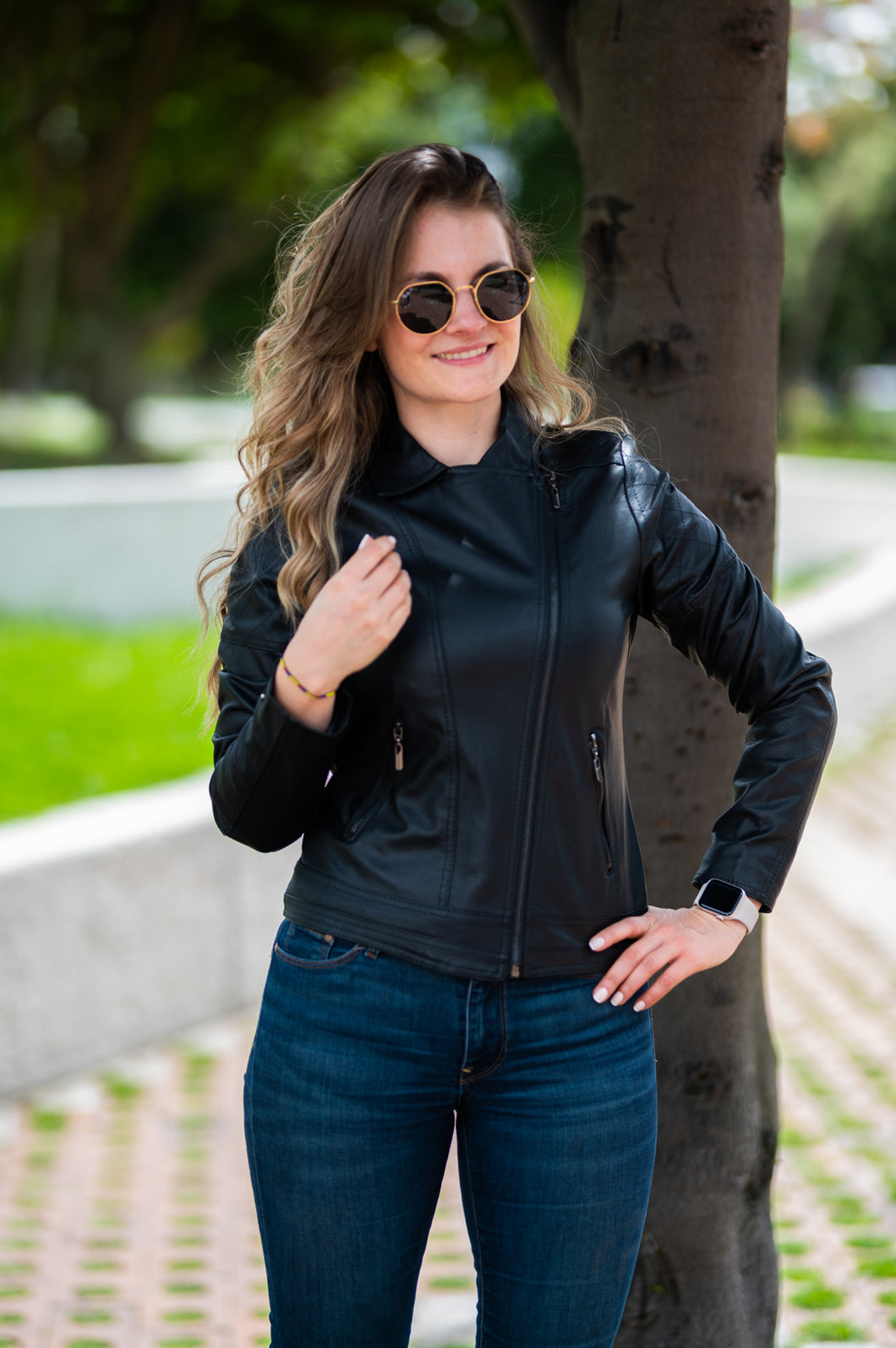 Chaquetas Biker Tipo Cuero 1549