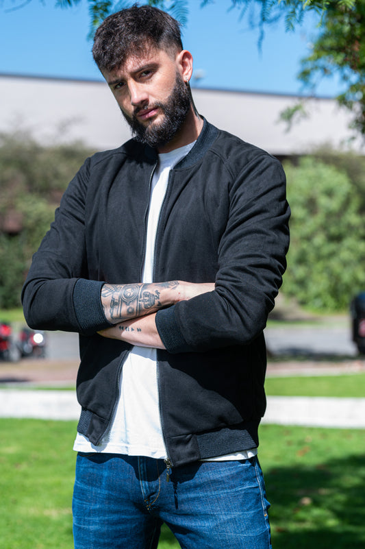 14085-1 Bomber Piel Durazno. Forro liso