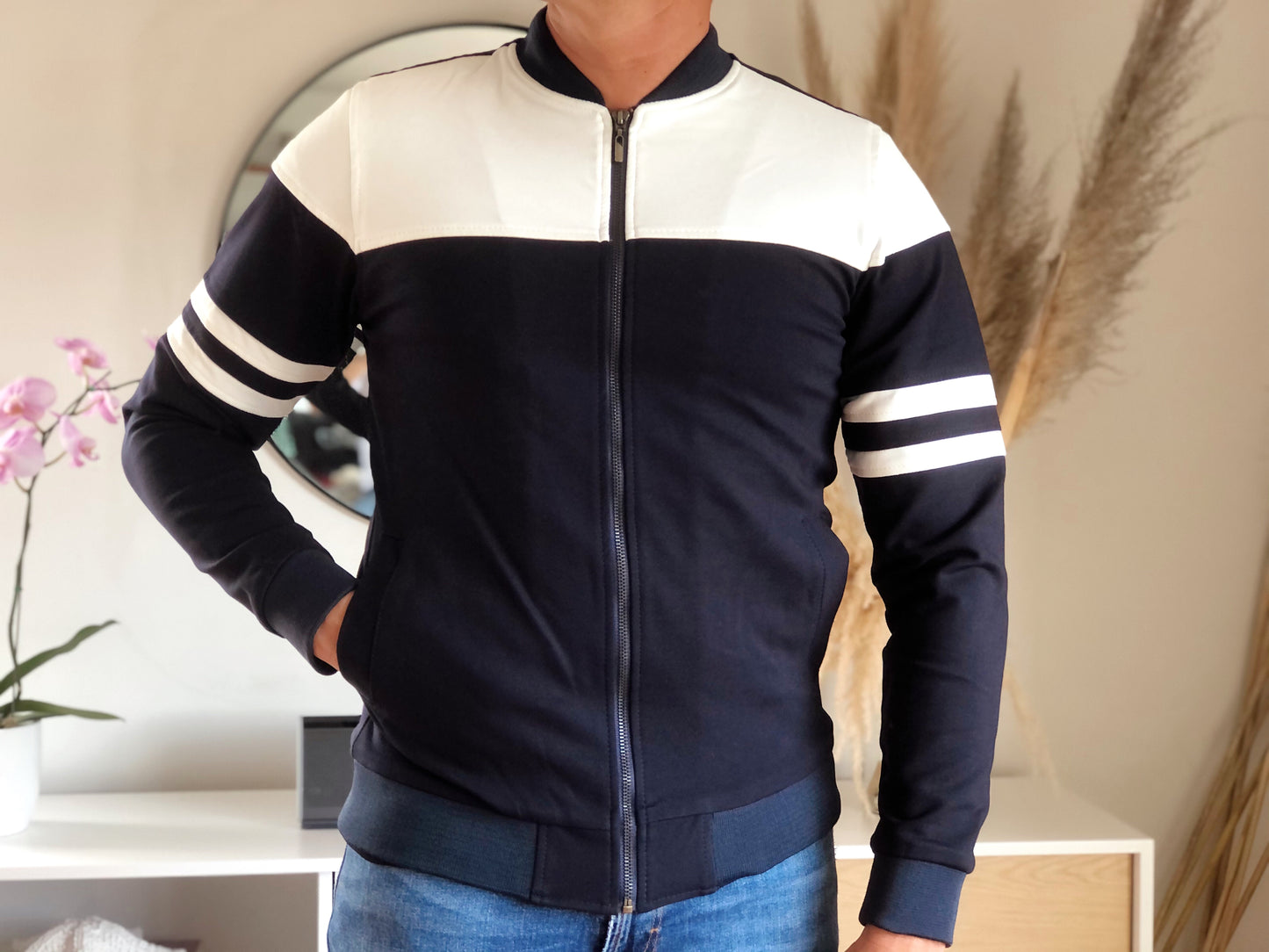 Chaquetas Beisbolera 14057 Marfil