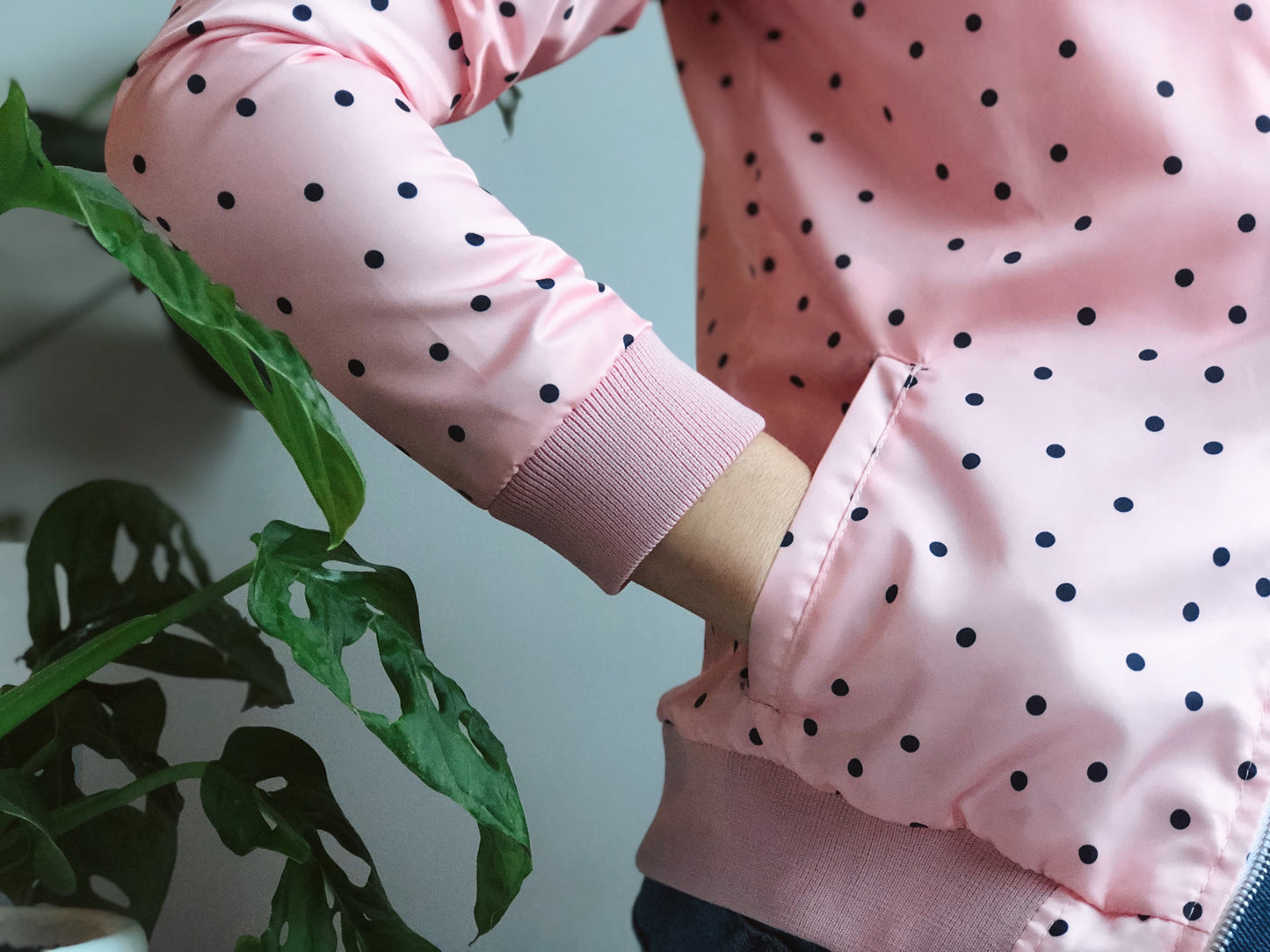 Chaqueta impermeable 26050 Rosado