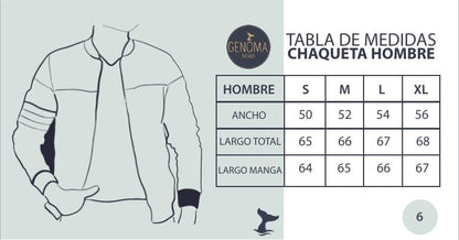 Match de Chaquetas Bomber Classic  Hombre 14076 Negro
