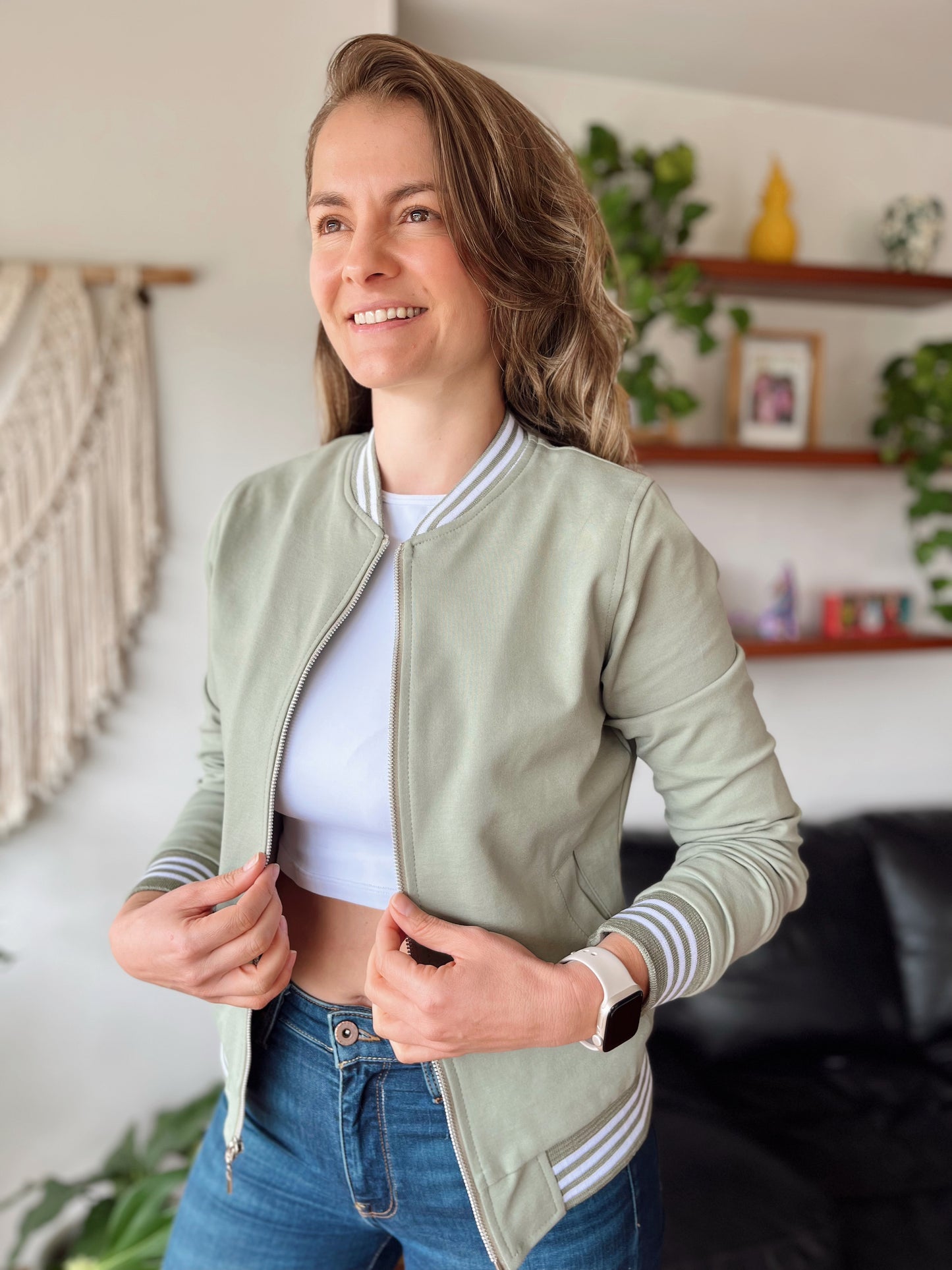 Chaquetas Bomber Classic 26123 Verde Claro