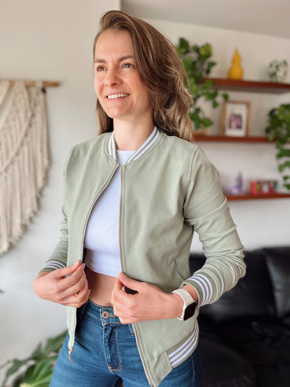 Chaquetas Bomber Classic 26123 Verde Claro